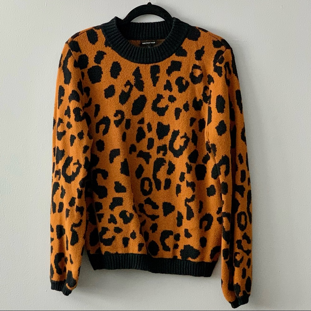 Animal Print Sweater
